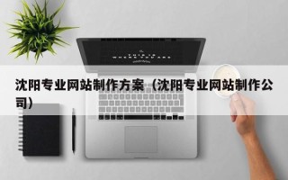 芜湖沈阳专业网站制作方案（沈阳专业网站制作公司）